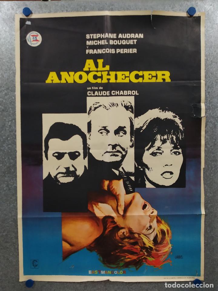 Cinema: Al anochecer. Henri Attal, St&eacute;phane Audran, Michel Bouquet. A&Ntilde;O 1971. POSTER ORIGINAL