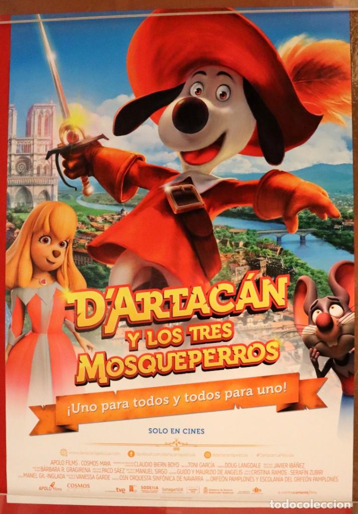 Cinema: P&oacute;ster de la pel&iacute;cula: D&acute;artac&aacute;n y Los Tres Mosqueperros