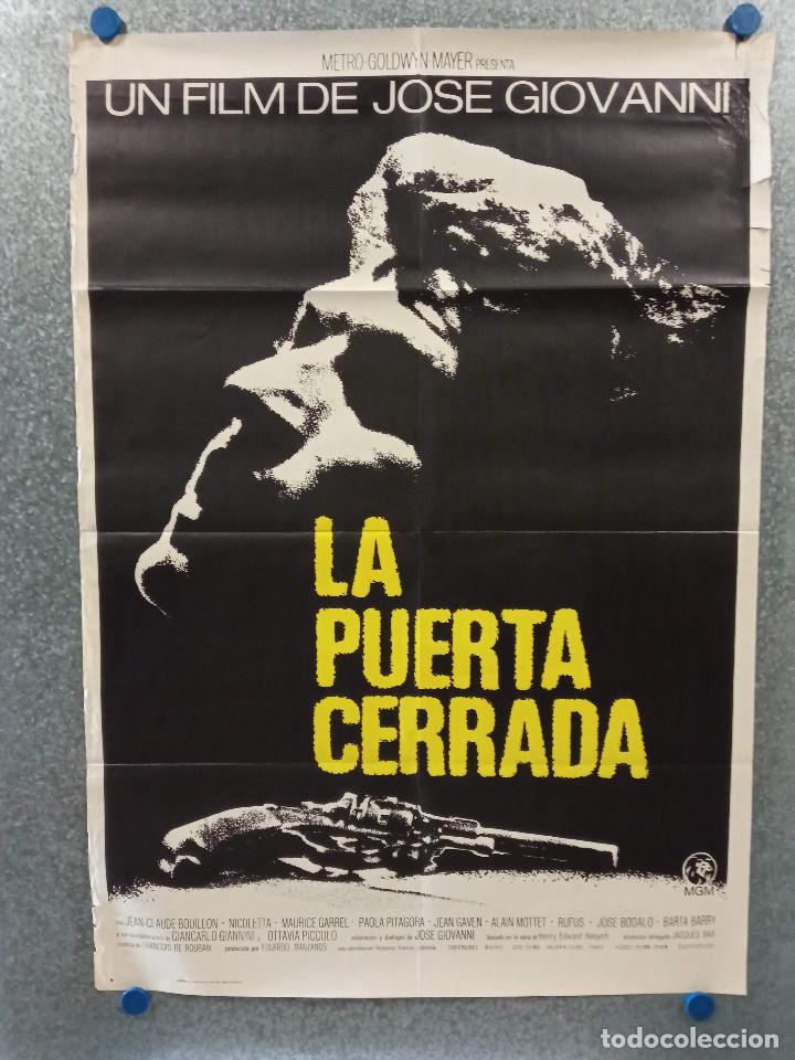 Cinema: La puerta cerrada. Jean-Claude Bouillon, Nicoletta, Maurice Garrell. A&Ntilde;O 1981. POSTER ORIGINAL