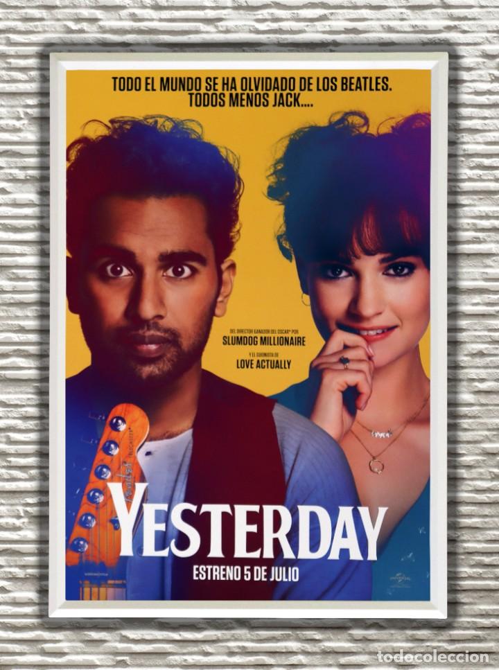 Cinema: P&oacute;ster original con cuadro de la pel&iacute;cula: Yesterday