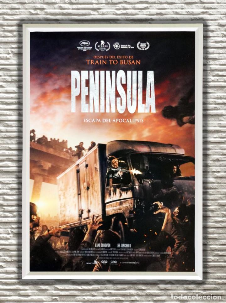 Cinema: P&oacute;ster original con cuadro de la pel&iacute;cula: Pen&iacute;nsula