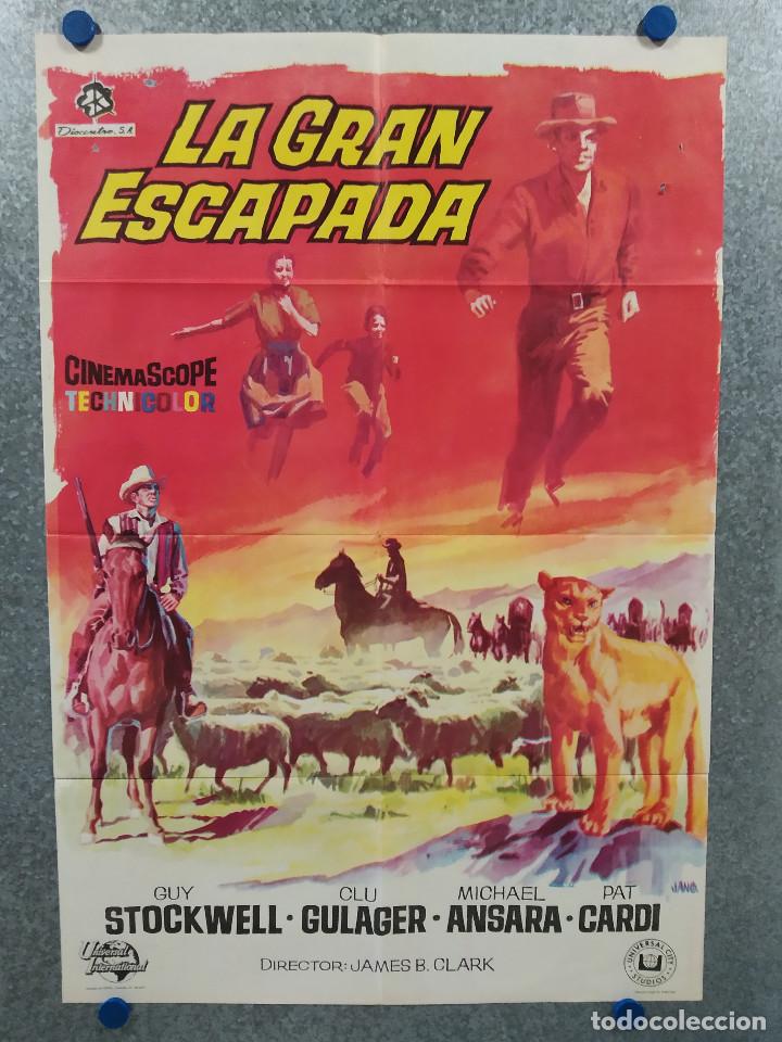 Cinema: La gran escapada. Pat Cardi, Michael Ansara, Guy Stockwell. A&Ntilde;O 1967. POSTER ORIGINAL