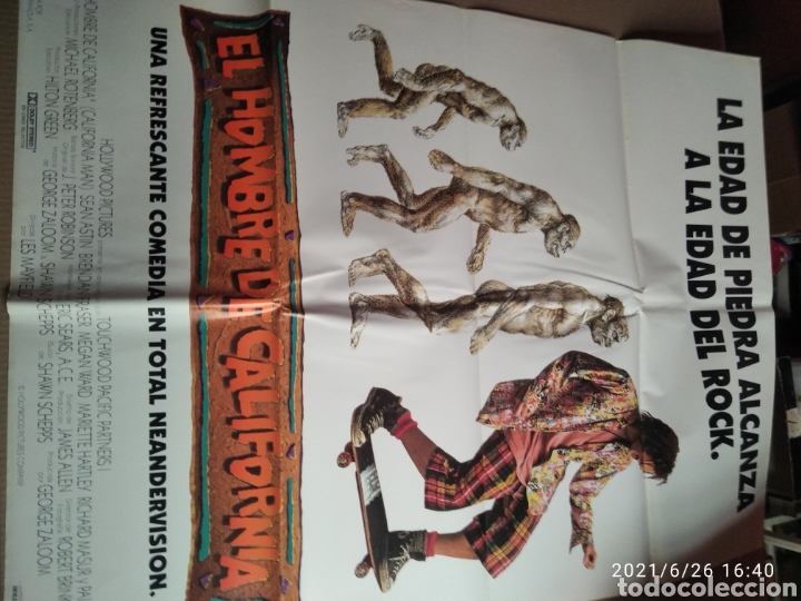 Cinema: Cartel de cine EL HOMBRE DE CALIFORNIA