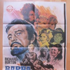 Cine: CARTEL CINE BARBA AZUL RICHARD BURTON RAQUEL WELCH JANO 1974 C2067