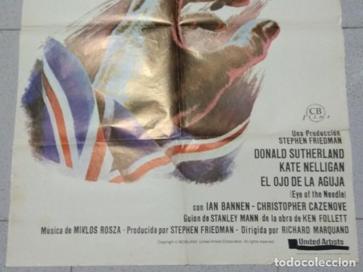 Cine: POSTER ORIGINAL - EL OJO DE LA AGUJA - Foto 3