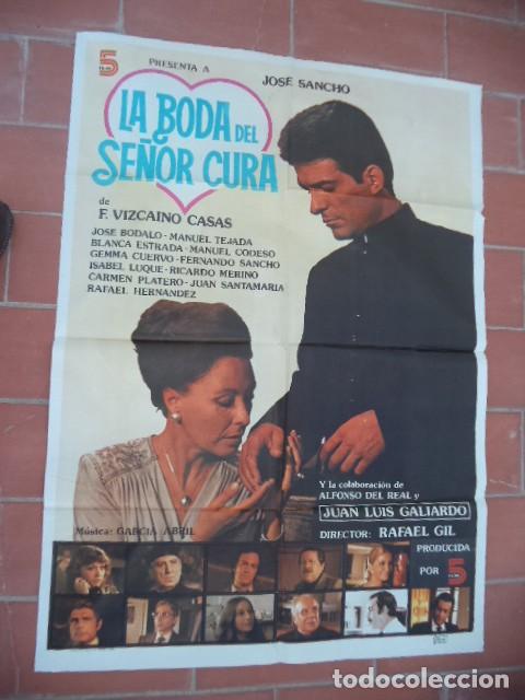 Cinema: cartel de cine la boda del se&ntilde;or cura rafael gil garcia abril 70x 100 aprox movie poster ver foto