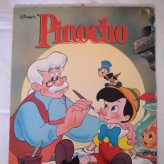 Cine: PÓSTER O CARTEL DISNEY'S PINOCHO PEGADO EN TABLA. EDICIONES BEASCOA, 1993. 49 X 34 CM.. Lote 275303943