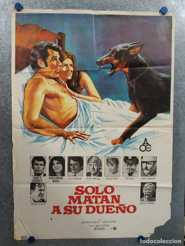 Kino: Solo matan a su due&ntilde;o. James Garner, Katharine Ross. POSTER ORIGINAL
