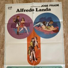 Cinéma: CARTEL CINE ORIG ESTRENO POLVOS MAGICOS (1979) 70X100 / ALFREDO LANDA / JANO. Lote 278622073