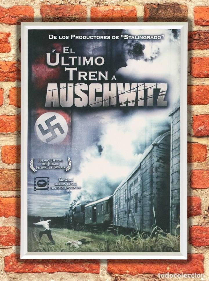 Cinema: Cuadro El &uacute;ltimo tren a Auschwitz poster y marco pel&iacute;cula