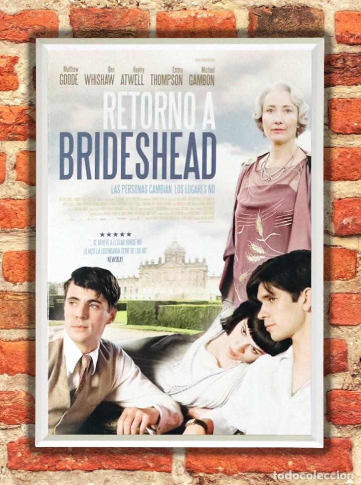 Cine: Cuadro Retorno a Brideshead poster y marco pel&iacute;cula