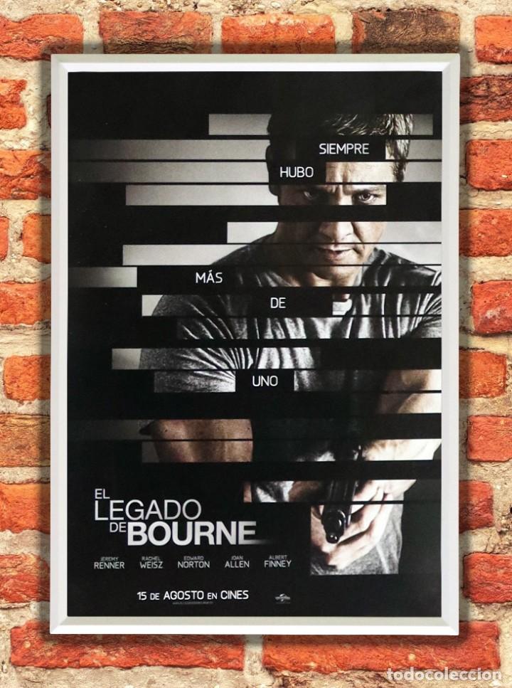 Cinema: Cuadro El legado de Bourne poster y marco pel&iacute;cula