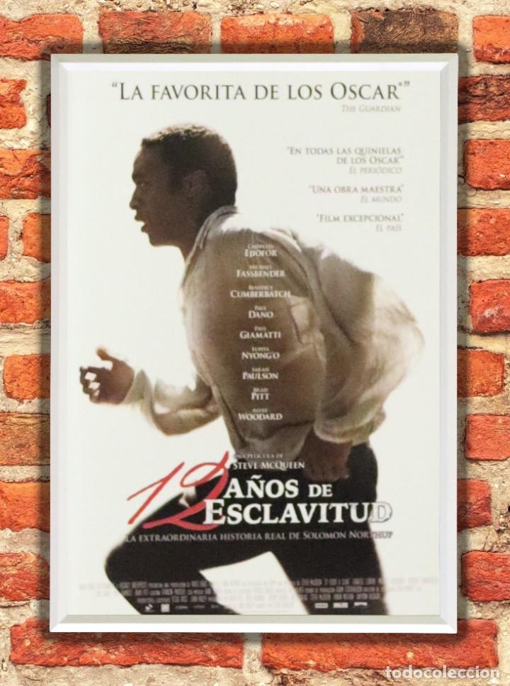 Cinema: Cuadro 12 a&ntilde;os de esclavitud poster y marco pel&iacute;cula