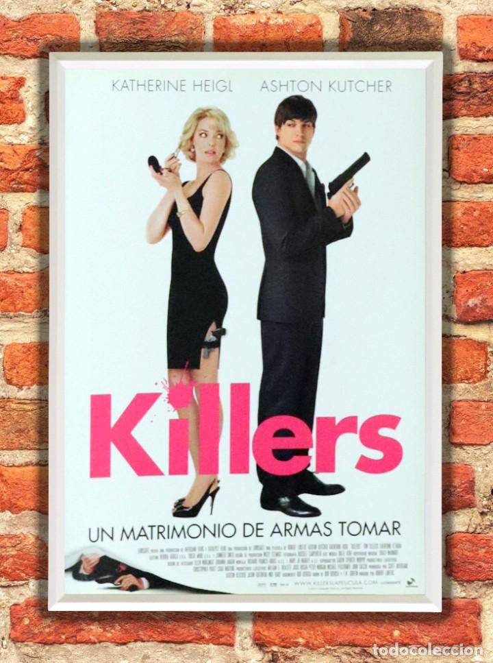 Cine: Cuadro Killers poster y marco pel&iacute;cula - Foto 1