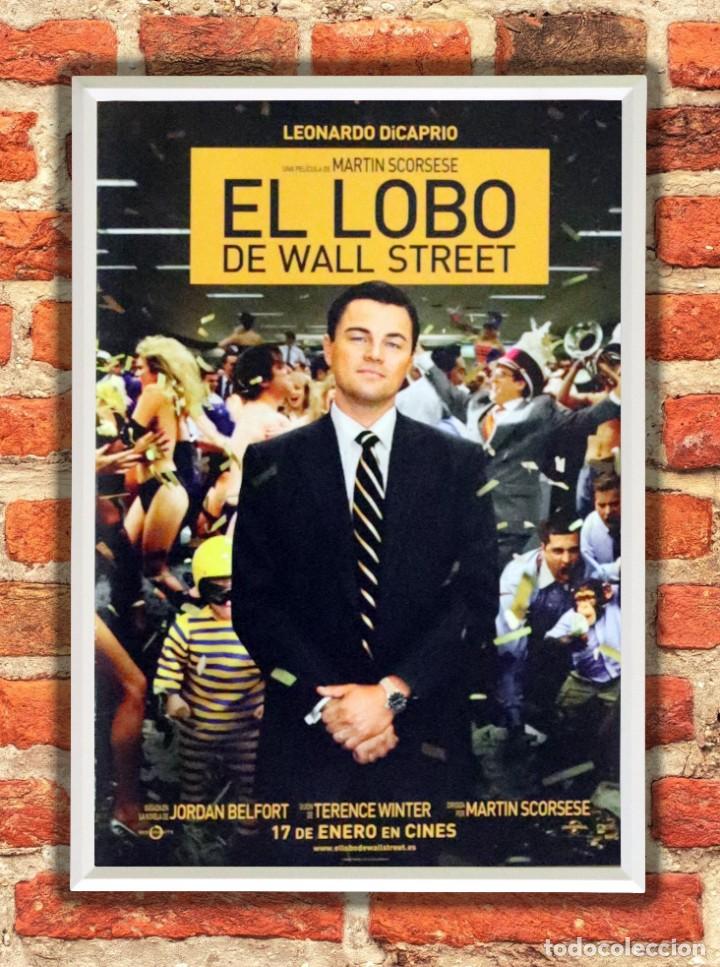 Cinema: Cuadro El lobo de Wall Street poster y marco pel&iacute;cula