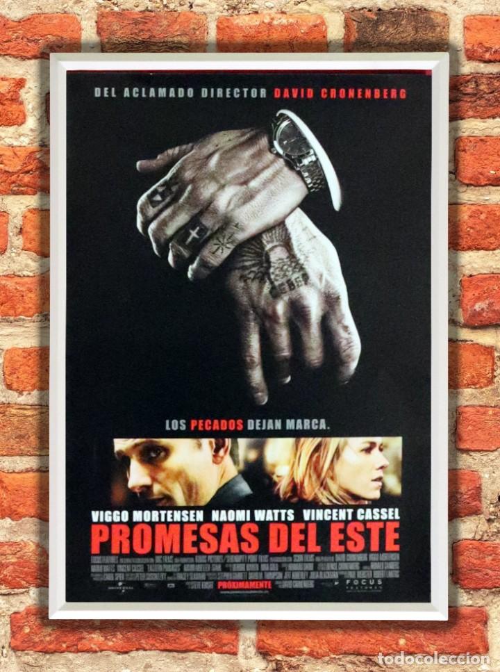 Cine: Cuadro Promesas del este poster y marco pel&iacute;cula - Foto 1