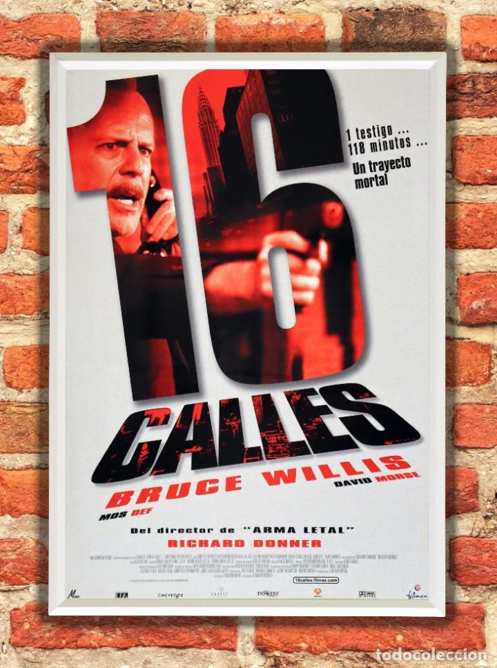 Cine: Cuadro 16 calles poster y marco pel&iacute;cula - Foto 1