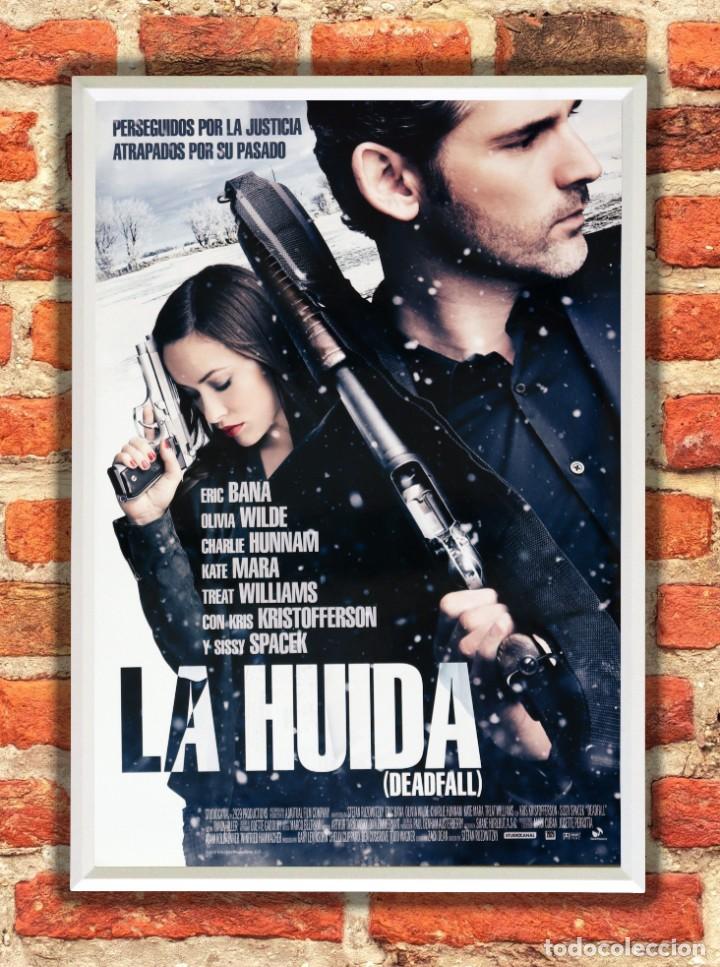 Cine: Cuadro La hu&iacute;da poster y marco pel&iacute;cula - Foto 1
