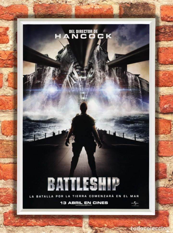 Cine: Cuadro Battleship poster y marco pel&iacute;cula - Foto 1