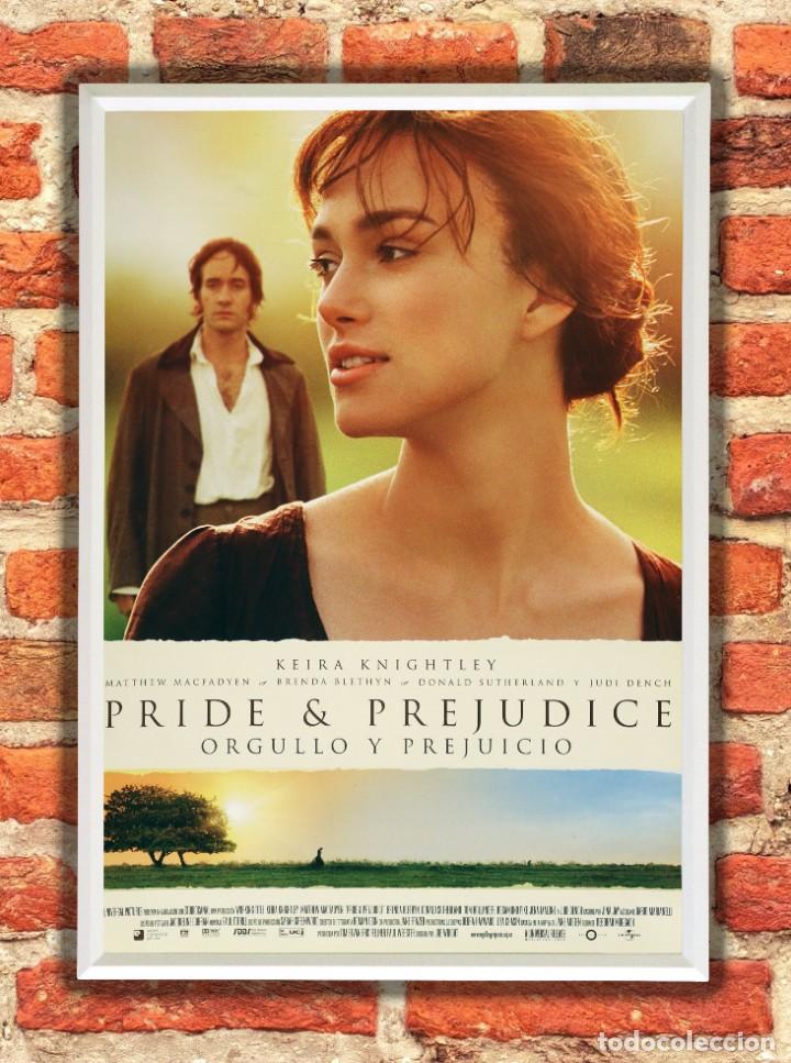 Cine: Cuadro Orgullo y prejuicio poster y marco pel&iacute;cula