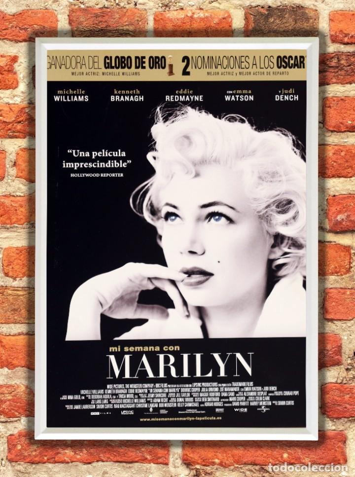 Cine: Cuadro Mi semana con Marilyn poster y marco pel&iacute;cula