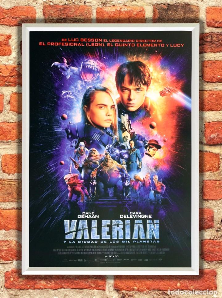 Cine: Cuadro Valerian poster y marco pel&iacute;cula
