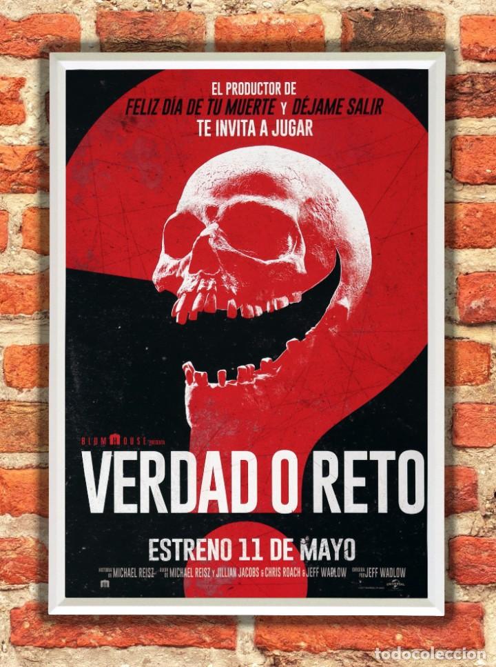 Cinema: Cuadro Verdad o reto poster y marco pel&iacute;cula