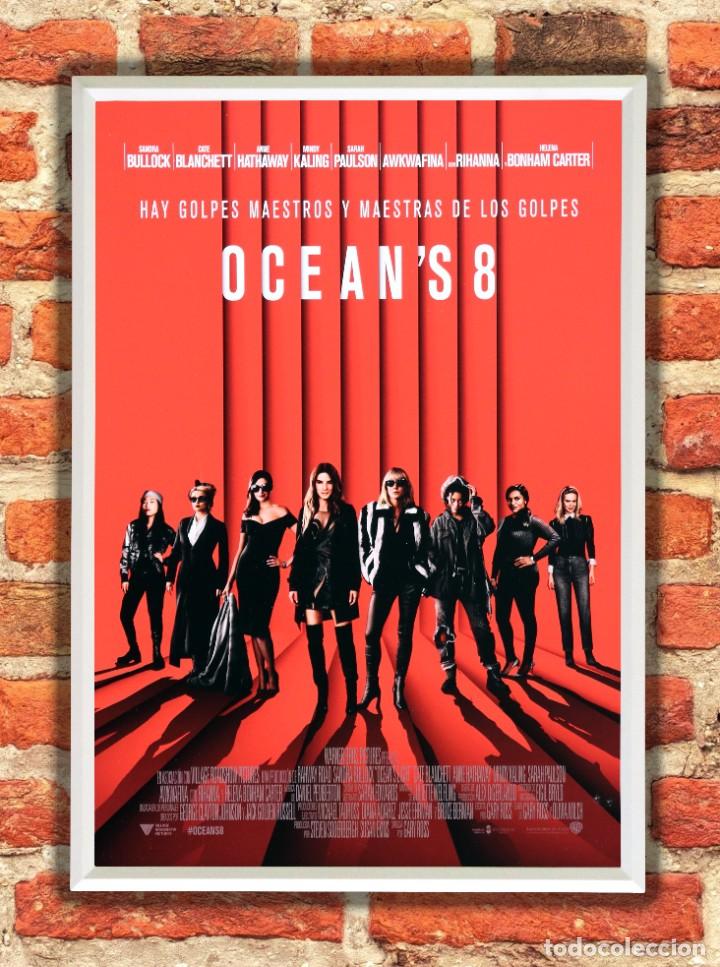 Cinema: Cuadro Oceans 8 poster y marco pel&iacute;cula