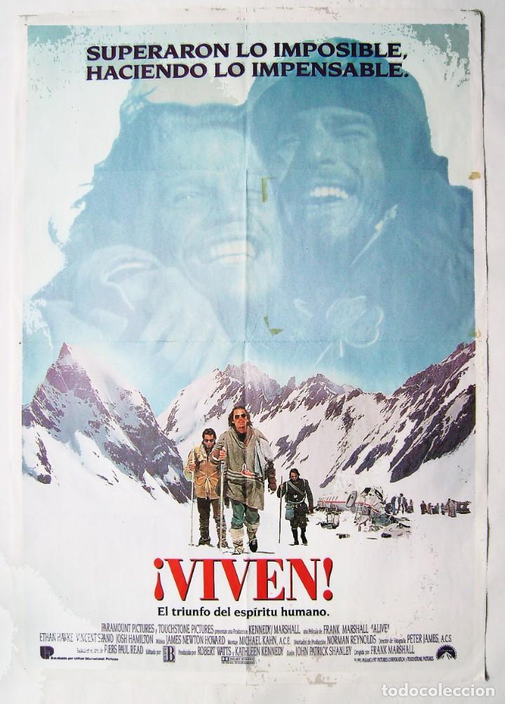 Cinema: VIVEN, con Ethan Hawke. P&Oacute;STER 70 X 100 cms. 1993.