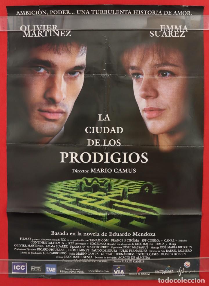 Cine: Poster La ciudad de los prodigios - Foto 1