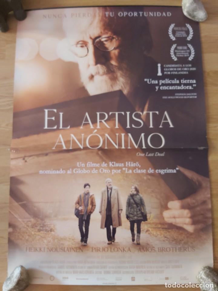 Kino: El artista anonimo - aprox 70x100 Cartel ORIGINAL Cine (L89)