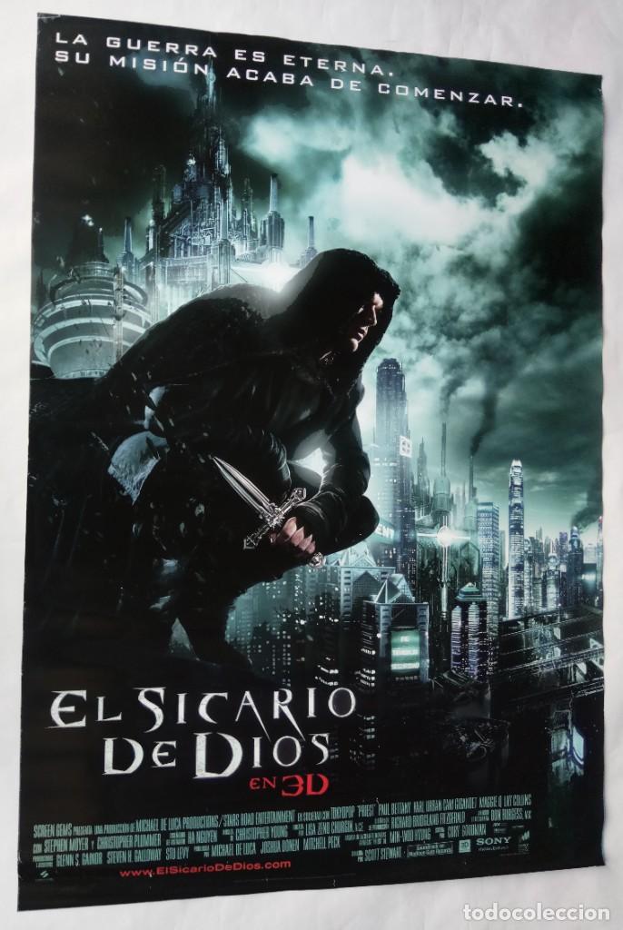 Cine: EL SICARIO DE DIOS, con Christopher Plummer. P&Oacute;STER 68 X 98 cms - Foto 1