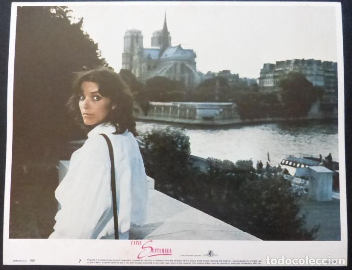 Cine: UNTIL SEPTEMBER Lobby Card original,1984,Karen Allen,Thierry Lhermitte,7 of 8