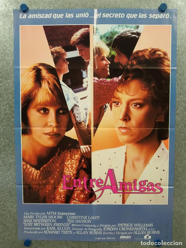 Kino: Entre amigas.Mary Tyler Moore, Christine Lahti, Sam Waterston, Ted Danson A&Ntilde;O 1986 POSTER ORIGINAL