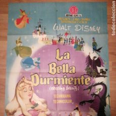 Cine: CARTEL ORIGINAL ESPAÑOL LA BELLA DURMIENTE, WALT DISNEY, SLEEPING BEAUTY, 1959. Lote 290464678