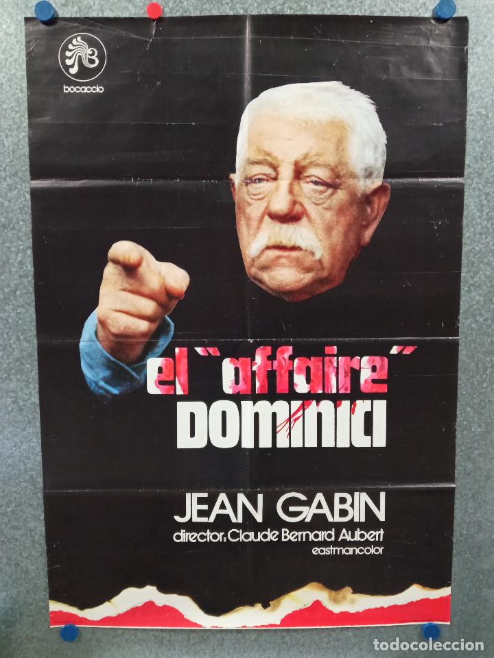 Kino: El affaire Dominici. Jean Gabin, Victor Lanoux, G&eacute;rard Depardieu. A&Ntilde;O 1973. POSTER ORIGINAL