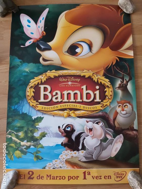 Cine: Bambi - aprox 70x100 Cartel ORIGINAL VDCLUB (V2)