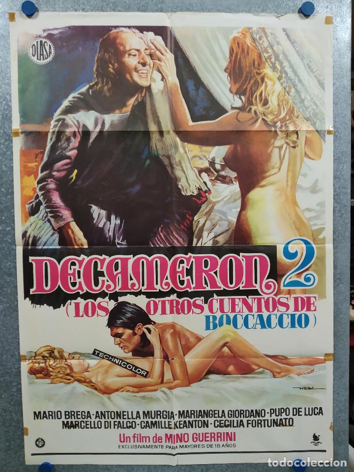 Kino: DECAMERON 2. LOS OTROS CUENTOS DE BOCCACCIO. MARIO BREGA, ANTONELLA MURGIA. POSTER ORIGINAL