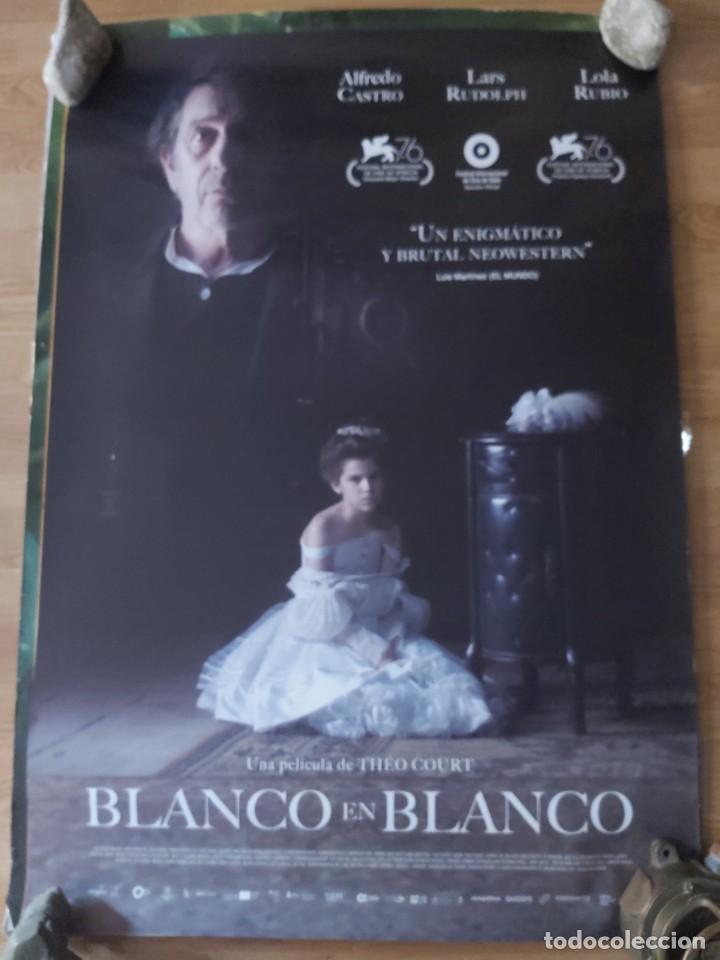 Cinema: Blanco en blanco - aprox 70x100 Cartel ORIGINAL Cine (L93)