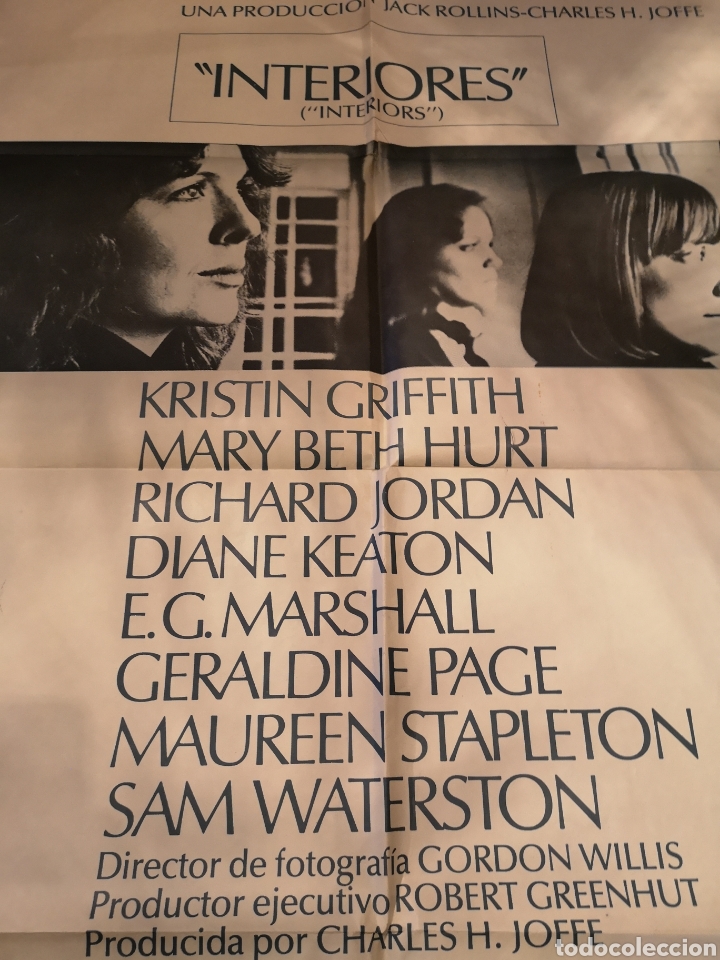 Cine: Poster pel&iacute;cula Interiors - Foto 3