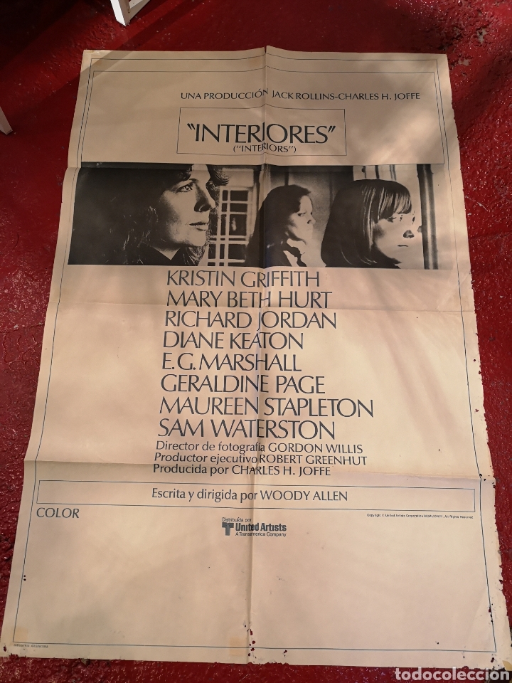 Cine: Poster pel&iacute;cula Interiors - Foto 1