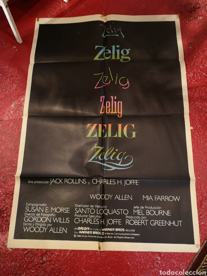 Cine: P&oacute;ster pelicula Zelig - Foto 1