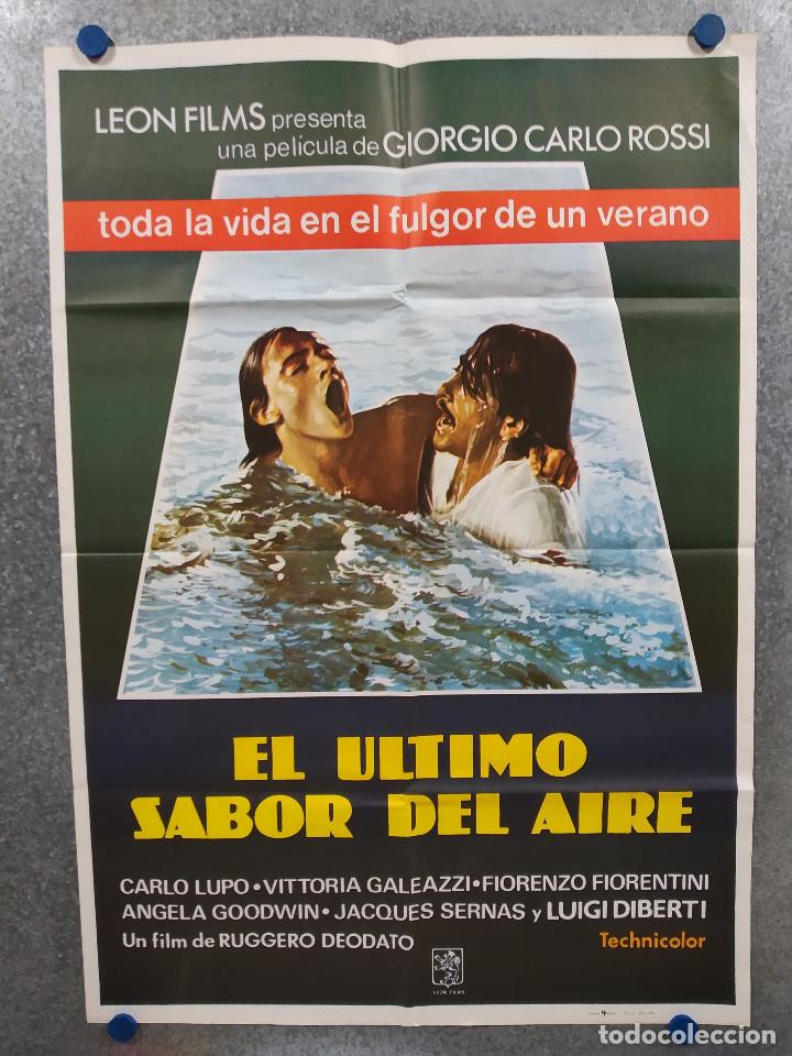 Cinema: EL ULTIMO SABOR DEL AIRE. CARLO LUPO, VITTORIA GALEAZZI. A&Ntilde;O 1978. POSTER ORIGINAL