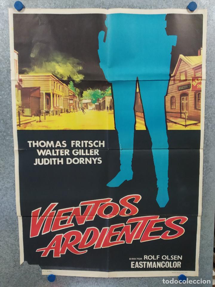 Cinema: VIENTOS ARDIENTES. THOMAS FRITSCH, WALTER GILLER, JUDITH DORNYS. A&Ntilde;O 1970 POSTER ORIGINAL