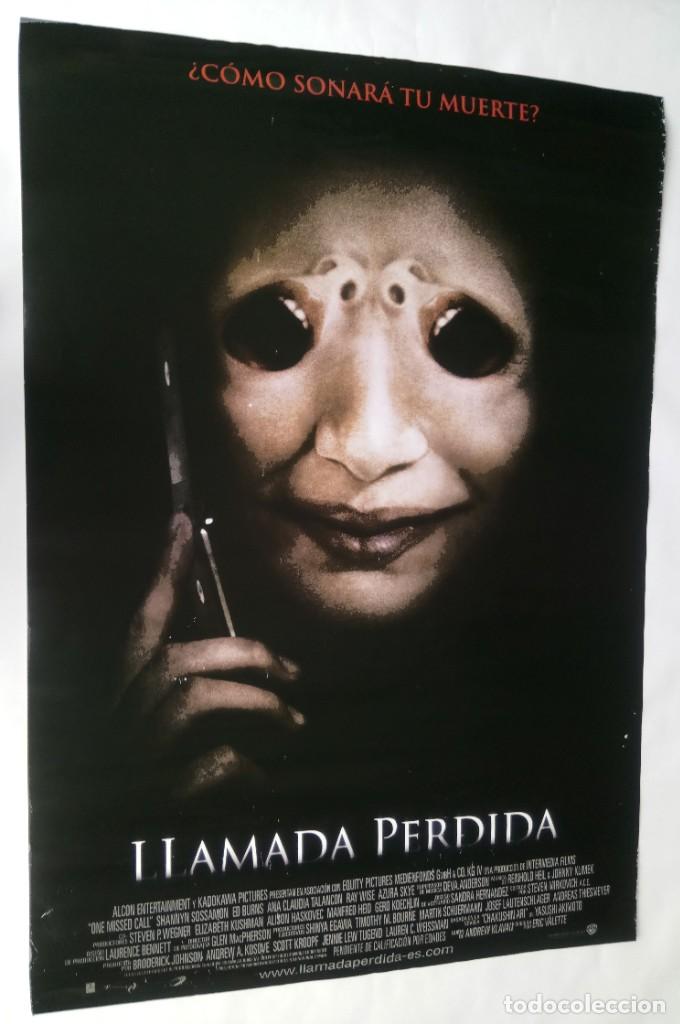 Cine: LLAMADA PERDIDA, con Ray Wise. P&Oacute;STER 68,5 X 98,5 cms. - Foto 1
