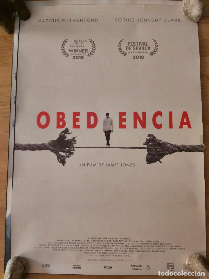 Cinema: Obediencia - aprox 70x100 Cartel ORIGINAL Cine (L95)