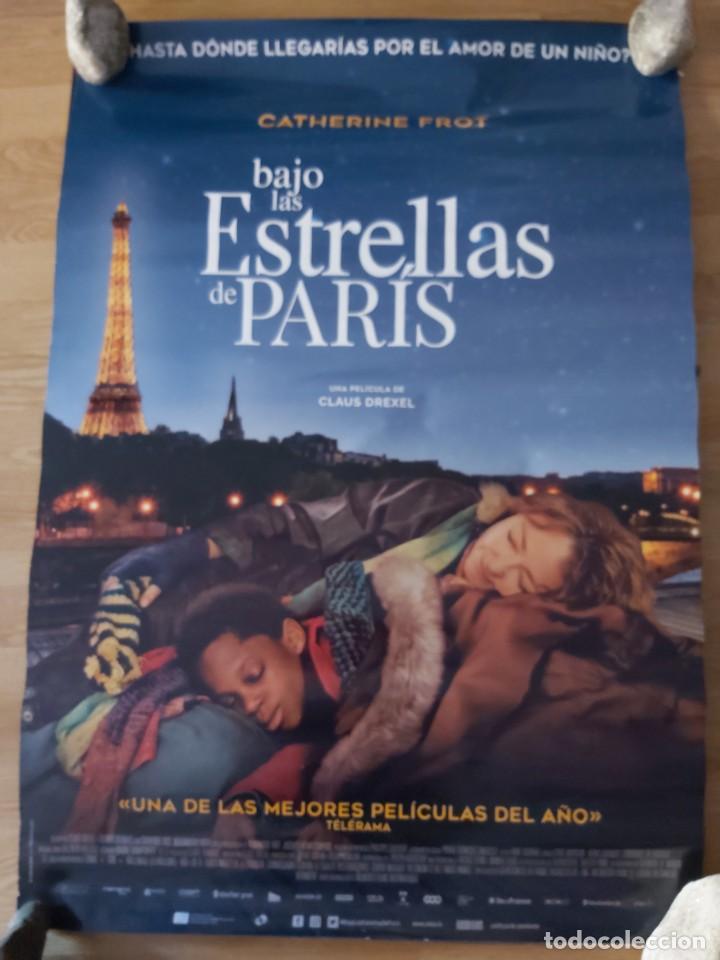 Cinema: Bajo las estrellas de Paris - aprox 70x100 Cartel ORIGINAL Cine (L95)