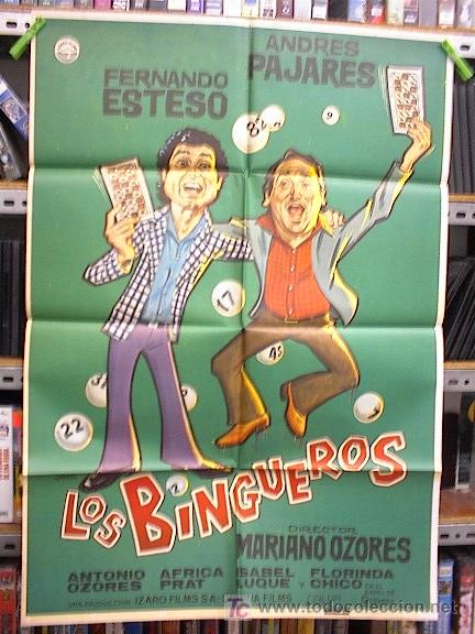 Cine: ZZ219 LOS BINGUEROS POSTER ORIGINAL - Foto 1