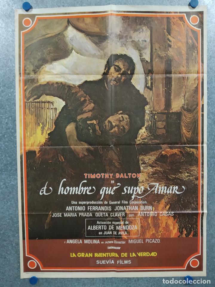 Cinema: El hombre que supo amar. Timothy Dalton, Antonio Ferrandis. A&Ntilde;O 1975. POSTER ORIGINAL