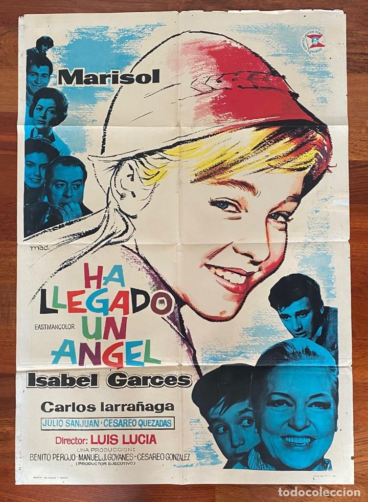 HA LLEGADO UN ÁNGEL. MARISOL CARTEL DE MAC. 70 X 100 CM. (Cine - Posters y Carteles - Musicales)